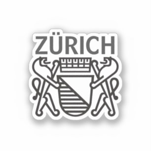 Stadt Zürich, SCHWEIZ Aufkleber