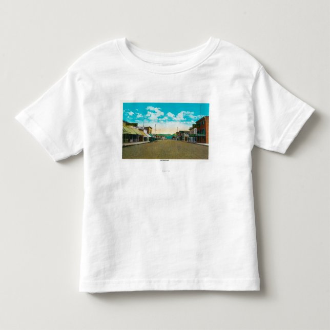 Stadtansicht des Anchorages, AlaskaAnchorage, AK Kleinkind T-shirt (Vorderseite)