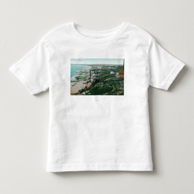 Stadtansicht und WaterfrontBluff Stadt, AK Kleinkind T-shirt (Vorderseite)