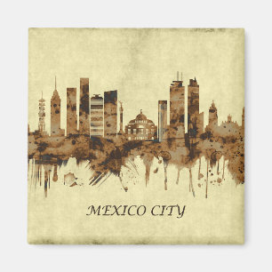 Stadtansicht von Mexico City Magnet
