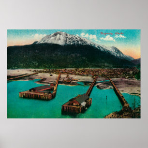Stadtansicht von Skagway, AlaskaSkagway, AK Poster