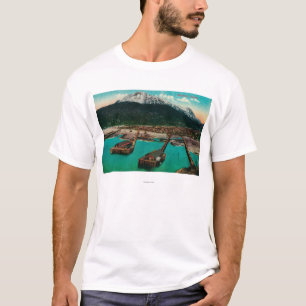 Stadtansicht von Skagway, AlaskaSkagway, AK T-Shirt