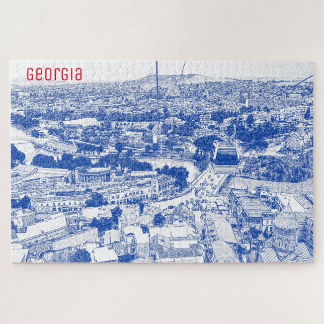 Stadtarchitektur Tiflis Georgia (Horizontal)
