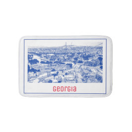Stadtarchitektur Tiflis Georgia Badematte