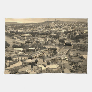 Stadtarchitektur Tiflis Georgia Geschirrtuch