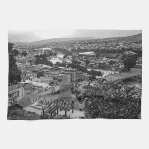Stadtarchitektur Tiflis Georgia Geschirrtuch