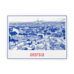 Stadtarchitektur Tiflis Georgia Magnet