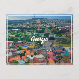 Stadtarchitektur Tiflis Georgia Postkarte