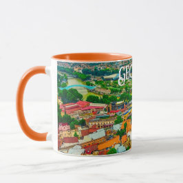 Stadtarchitektur Tiflis Georgia Tasse