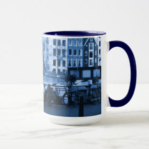Stadtbild Amsterdams Holland Delft-Blueware-Blick Tasse
