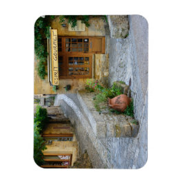 Stadtbild in Dordogne, Frankreich, rechteckiger Ma Magnet