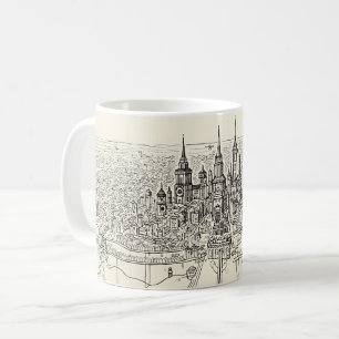 Stadtbild Kaffeetasse