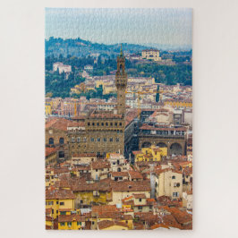 Stadtbild mit Palazzo Vecchio, Florenz, Italien