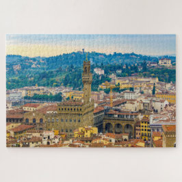 Stadtbild mit Palazzo Vecchio, Florenz, Italien