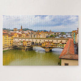 Stadtbild mit Ponte Vecchio, Florenz, Italien