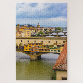 Stadtbild mit Ponte Vecchio, Florenz, Italien