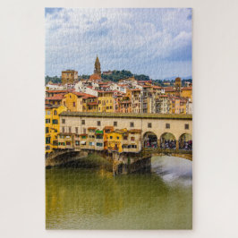 Stadtbild mit Ponte Vecchio, Florenz, Italien