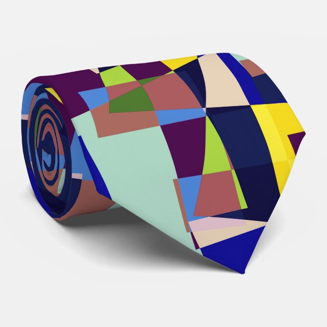 Stadtbild Mosaikhalsband Krawatte (Gerollt)