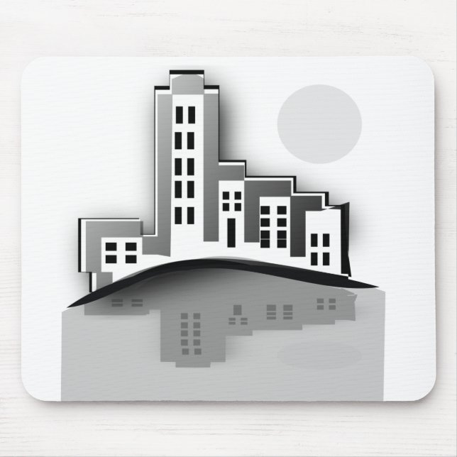 Stadtbild Mousepad (Vorne)