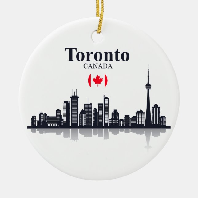STADTBILD-VERZIERUNG TORONTOS KANADA KERAMIK ORNAMENT (Vorne)