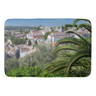 Stadtbild von Aveiro, Portugal Badematte