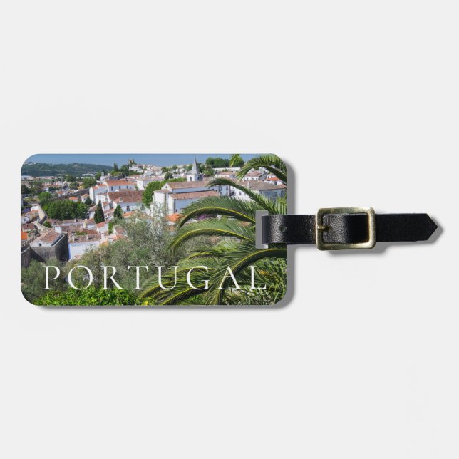 Stadtbild von Aveiro, Portugal Gepäckanhänger (Vorderseite horizontal)