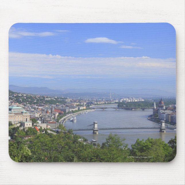 Stadtbild von Budapest Mousepad (Vorne)