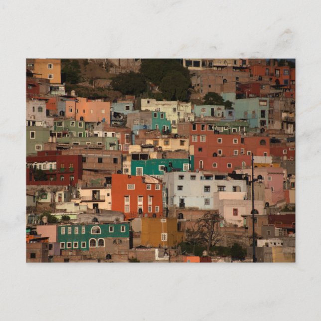 Stadtbild von Guanajuato, Mexiko Postkarte (Vorderseite)