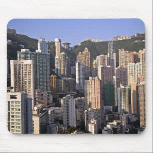 Stadtbild von Hongkong, China Mousepad