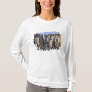 Stadtbild von Hongkong, China T-Shirt