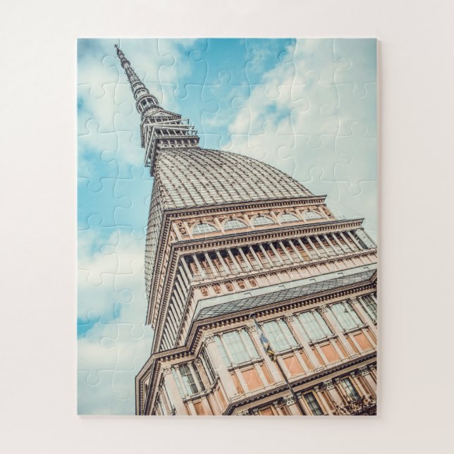 Stadtbild von Mole Antonelliana, Turin, Italien (Vertikal)