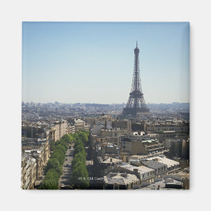 Stadtbild von Paris, Frankreich Magnet