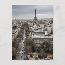 Stadtbild von Paris Frankreich Postkarte