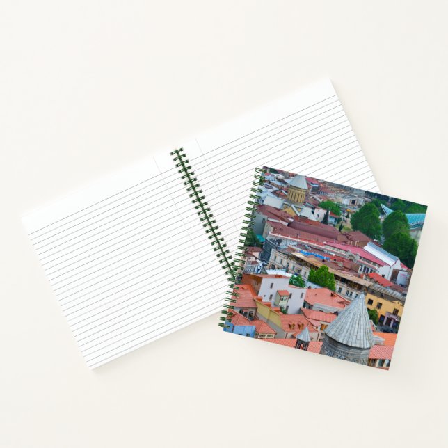 Stadtbild von Tiflis Notizbuch (Innenseite)