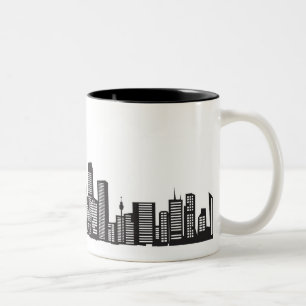 Stadtbild Zweifarbige Tasse