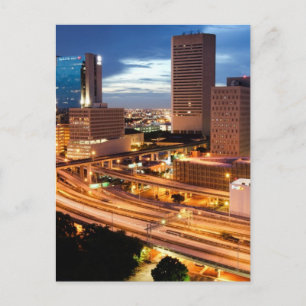 Stadtblick im Stadtzentrum Postkarte