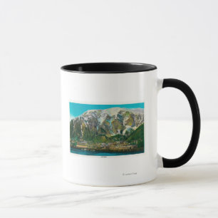 Stadtblick von Juneau, AlaskaJuneau, AK Tasse
