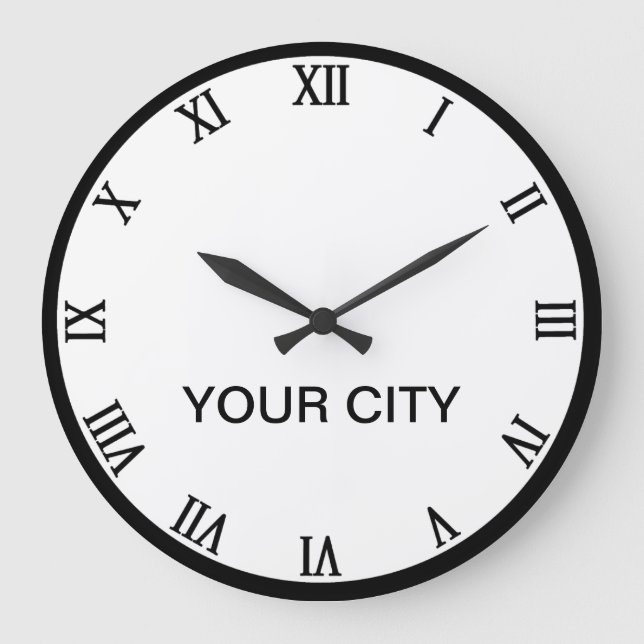 Städte der Welt Uhr Template (Vorderseite)