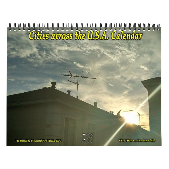 Städte im gesamten US-Kalender Kalender (Titelbild)