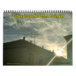 Städte im gesamten US-Kalender Kalender