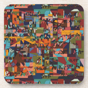 Städte in Äthiopien Getränkeuntersetzer