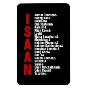 Städte in Isaan, Thailand Magnet