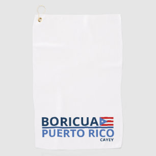 Städte von Puerto Rico Golfhandtuch