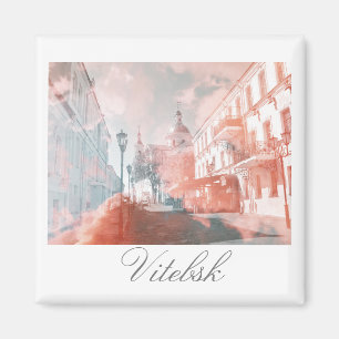 Städtearchitektur Weißrussland Vitebsk Magnet