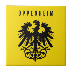 Städteemblem Oppenheim Deutschland Symbol Wappen f Fliese