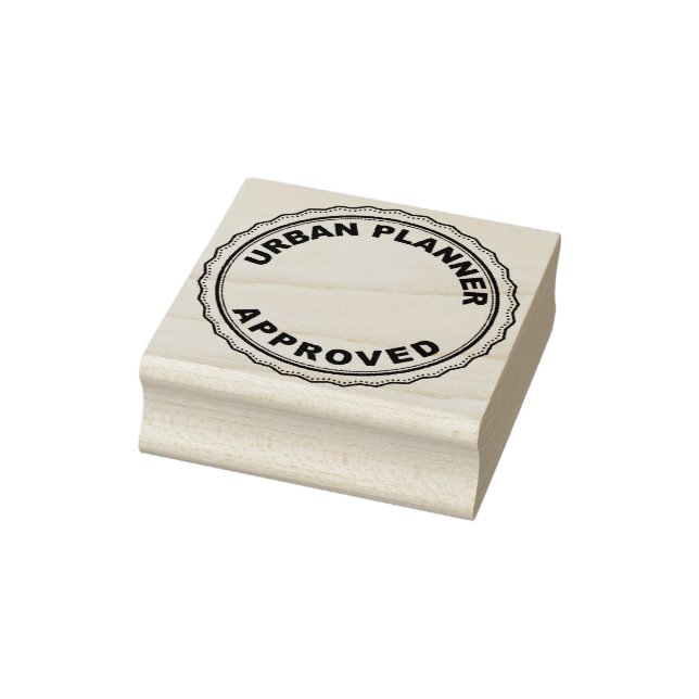 Städteplaner Genehmigte Briefmarke Gummistempel (Stempel)