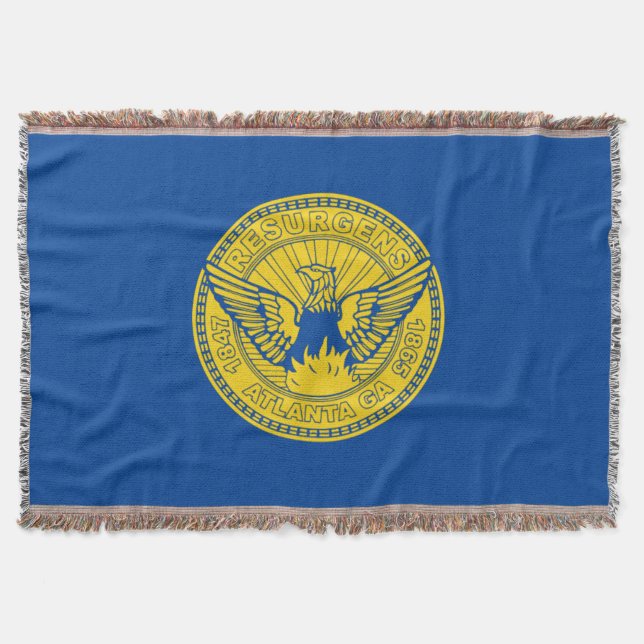 Stadtflagge Atlanta Decke (Vorderseite)