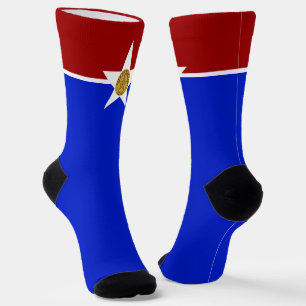 Stadtflagge Dallas (Texas) Socken