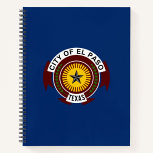 Stadtflagge El Paso (Texas) Notizbuch