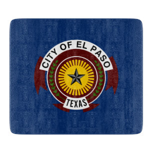 Stadtflagge El Paso (Texas) Schneidebrett